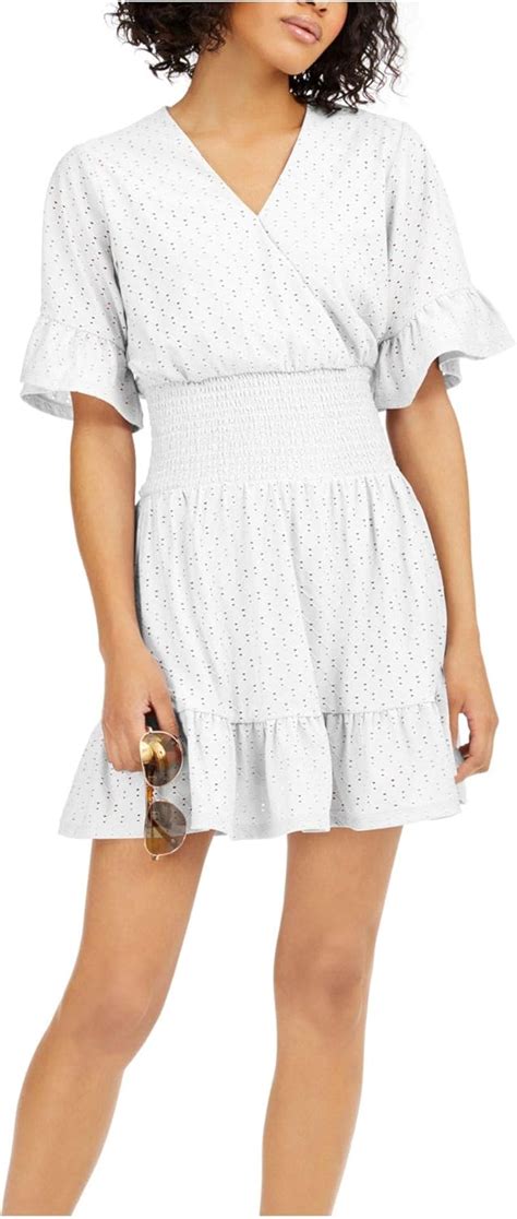 michael kors white mini dress.